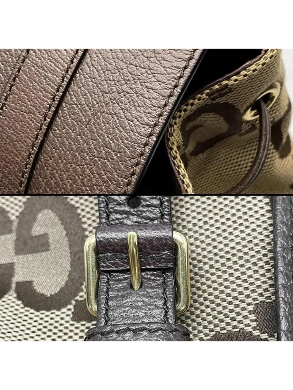 Gucci Jumbo GG Backpack Canvas